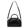 Belleny Crossbody Bag Pu Large Capacity Vintage Adjustable Strap Brown
