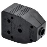 Wacom Waco - Rubber Janus Coupler 16A 3PIN Double Sided