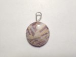 Charoite Round Stone Pendant SX6