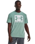 Men's Ua Abc Camo Boxed Logo Short Sleeve - Fresco Green XXL