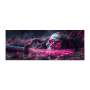 Pink Blade Japanese Samurai With Skull By Wikus Schalkwyk Large Desk Pad