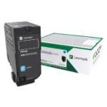 Lexmark CS720 CS725 CX725 Cyan Return Programme Toner Cartridge