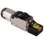 Shielded CAT8 RJ45 Connector Plug Tool-free Modular Ethernet Cable Plug
