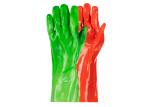 Pioneer Hi-vis Red green Pvc 35CM Reinforced