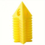 10PCS Plastic Triangular Painter Pyramids - No-slip Canvas & Door Painting Stands For Diy Projects Uncharged Paint Pouring Suppo