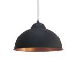 Truro Metal Pendant Light Black