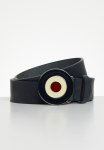 Ben Sherman Distressed Leather Target Buckle - Navy