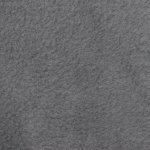 Mongolian Plush Fleece Plain Grey Fabric