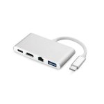 PL-L72 Type C To USB RJ45 HDMI & Type C F 4 In 1 Adapter