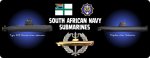 South African Navy Submarines Desk Pad