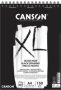 Canon Canson A4 XL Dessin Noir Black Drawing Spiral Pad - 150GSM 40 Sheets