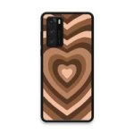 Custom Printed Tpu Cases - Huawei P40 & 39 Brown Heart& 39 By