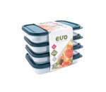 500ML 4 PC Container Teal