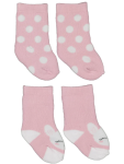 2 Pack Pink Socks - One Size Pink