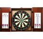 Puma Stadium Bristle Dartboard & Cabinet Set 18 Inch Dart Board Multicolour