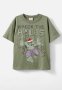 Cotton On License Drop Shoulder Short Sleeve Tee - Lcn Mar Swag Green/the Hulk Wreck The Halls