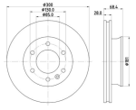 Stone Brake Disc Front – Vented BR17476