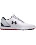 Men's Ua Charged Medal Spikeless Golf Shoes - White / 6.5