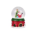 Snowglobe 4.5X4.5X6CM - Santa Waving