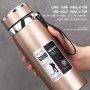 1000ml 316 Stainless Steel Portable Insulated Cup Large Capacity Tea Cup Water Bottle For Outdoor Camping Travel