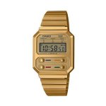 Casio A100WEG-9ADF Retro Unisex Wristwatch Gold - Autostyle Motorsport South Africa