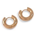 Goldair Gold Solid Midi Hoop Earrings