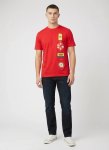 Ben Sherman Music Innovation Red T-Shirt - XXL Red