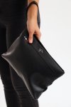 Unisex Leather Travel Clutch Hand Bag