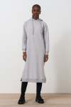Hooded Sweat Dress - XL Ice Mel