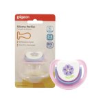 Silicone Pacifier Step 2 Purple Flower