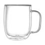 230ML Double-walled Glass Coffee Mug - Clear