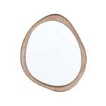 Arabella Organic Shaped Wooden Mirror - Large