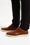 Van Heusen Men’s Rayan Oxford Memory Foam Casual Formal Brown Lace Shoes