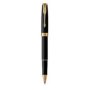 Sonnet Fine Nib Rollerball Pen Matte Black With Gold Trim Black Ink - Presented In A Gift Box