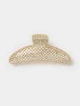 Eliza Diamante Claw Clip - 0 Gold crystal