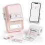 NB607 - NIIMBOT - B21_PRO - 300DPI - PORTABLE THERMAL LABEL BLUETOOTH PRINTER INCL FREE LABEL ROLL (50X30MM) PINK