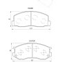 Toyota Kbc Brake Pads Front For - Spares Direct