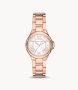 Camille Three-hand Rose Gold-tone Women's Watch - MK7256