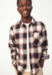 Cotton Flannel Shirt - Black checked
