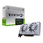 GEFORCE Msi Rtx 5060 Ventus 2X Oc 8GB GDDR7 Graphics Card White