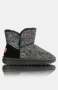 Ladies Fluff Boots - Black - Black / UK 3