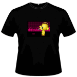 El Panel Tshirts: Sound Activated Light Up Tshirt Karaoke
