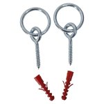 Safetop Screw Eye Ring And Plugs 2 Piece Red