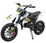 Syx Moto 2023 50CC 2 Stroke 3HP Mini Dirt Bike - Yellow & White