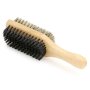 Wooden Double Sided Beard Brush