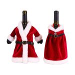 Christmas Santa Bottle Cover Set Of 2