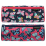 Butterfly Round Lined Pencil Bag Colour May Vary