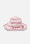 Cotton On Kids Crochet Bucket Hat - Blush Pink white Stripe