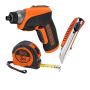 Black & Decker 3.6V Lithium-ion Screwdriver With Right Angle Attachment & Acc