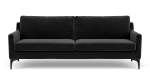 Slip Cover For Anna 3 Seater Sofa Velour Matt Dark Grey Cover Only Anna Sofa Sold Separately - Velour Matt Dark Grey